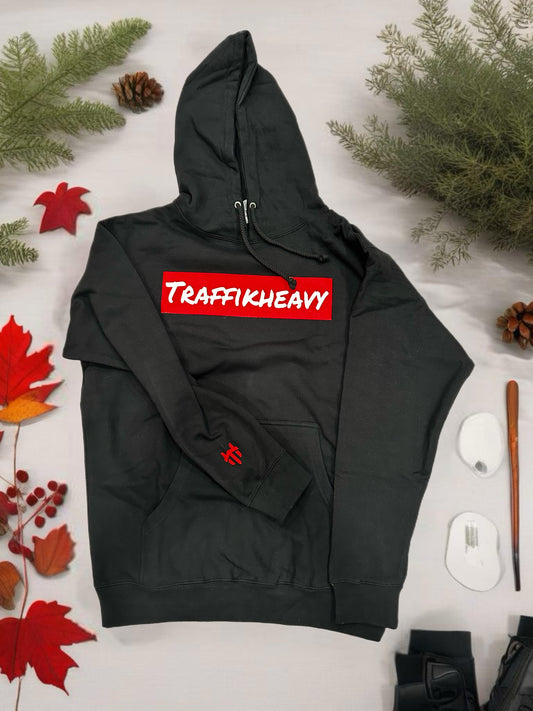 Traffikheavy Supreme Edition Hoodie (Black/Red)