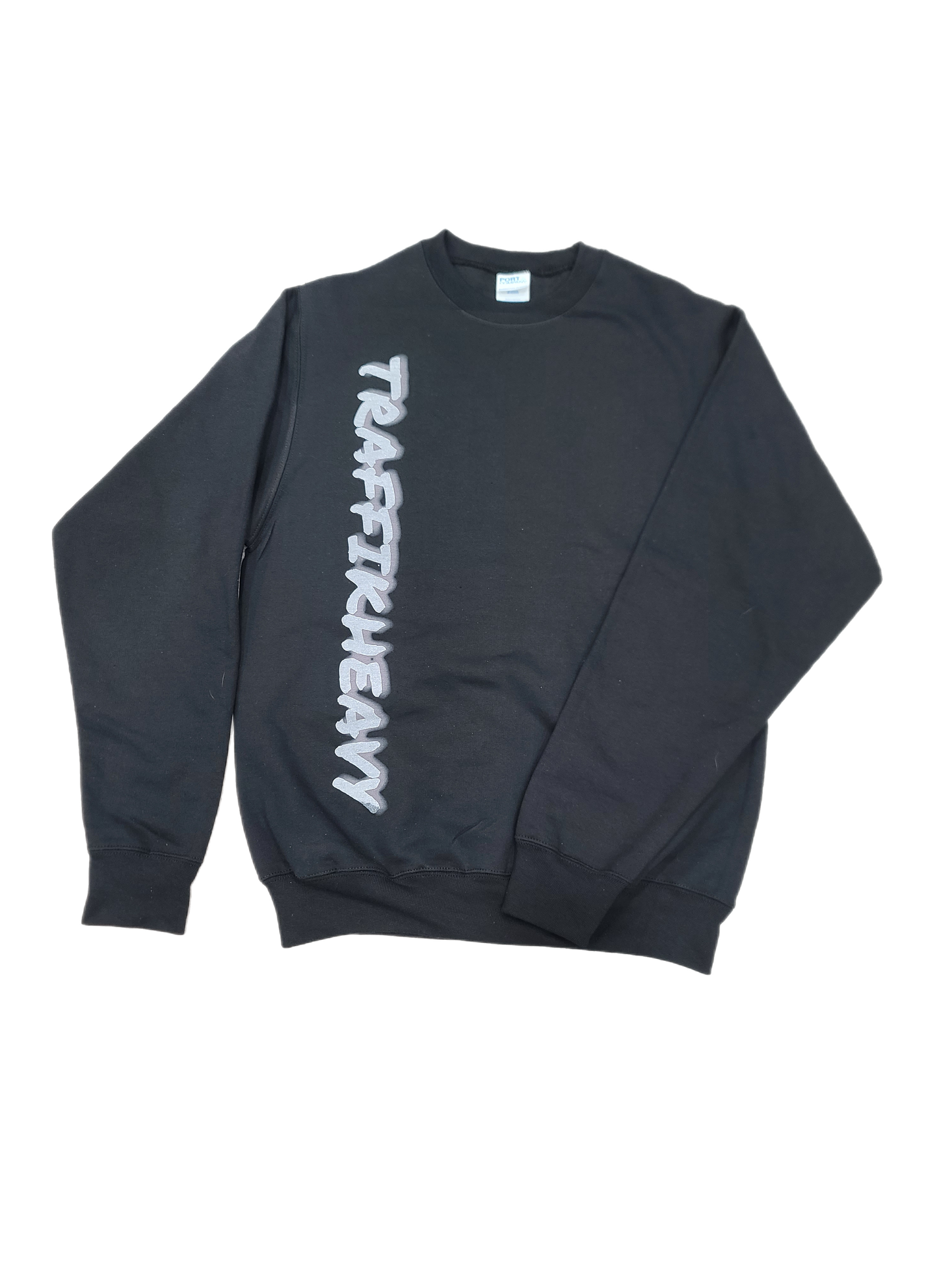 Traffikheavy Vertical Line Crewneck Sweater