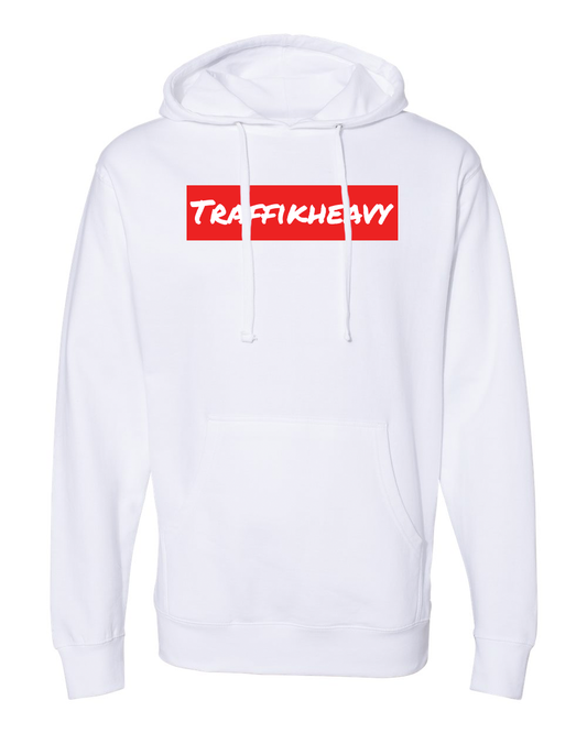 Traffikheavy Supreme Edition Hoodie (White/Red)