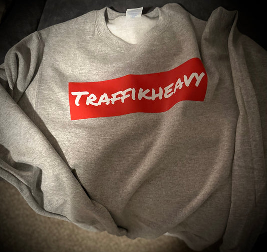 Traffikheavy Supreme Crewneck Sweatshirt (Gray)